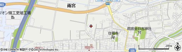 長野県千曲市雨宮412周辺の地図