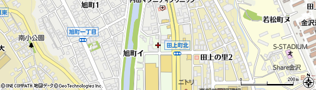 石川県金沢市田上町朝周辺の地図