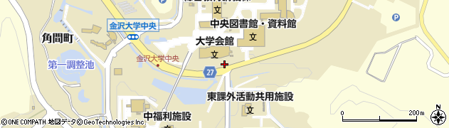 石川県金沢市角間町周辺の地図