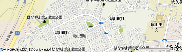 茨城県日立市塙山町周辺の地図