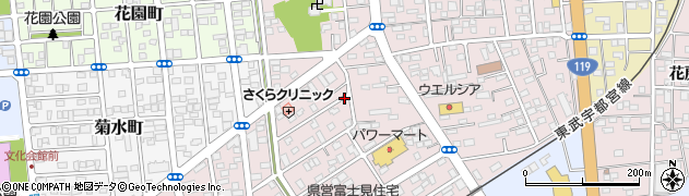 栃木県宇都宮市新町周辺の地図
