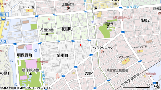 〒320-0844 栃木県宇都宮市菊水町の地図