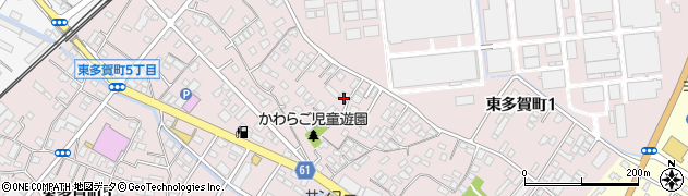 茨城県日立市東多賀町周辺の地図