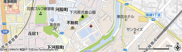 栃木県宇都宮市下河原周辺の地図