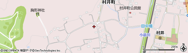 栃木県鹿沼市村井町541周辺の地図