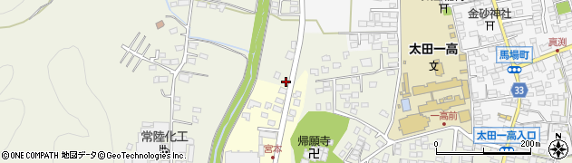 茨城県常陸太田市新宿町1418周辺の地図
