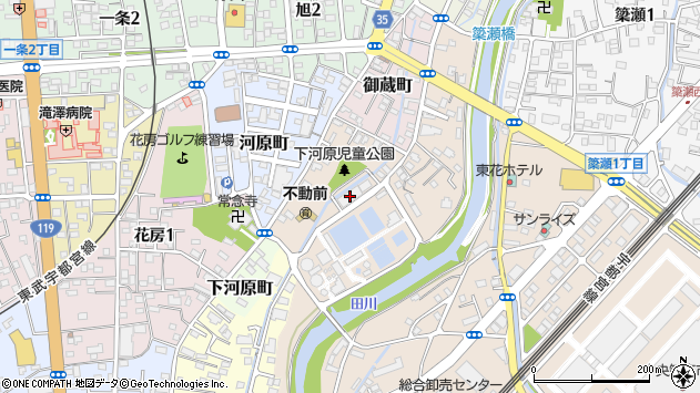 〒320-0824 栃木県宇都宮市下河原の地図