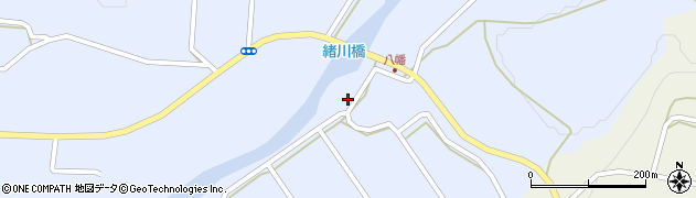 緒川橋周辺の地図