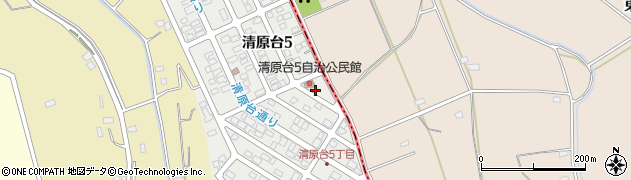 清原台若竹中央公園周辺の地図