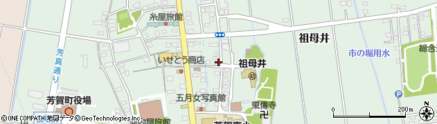 栃木県芳賀町（芳賀郡）祖母井周辺の地図