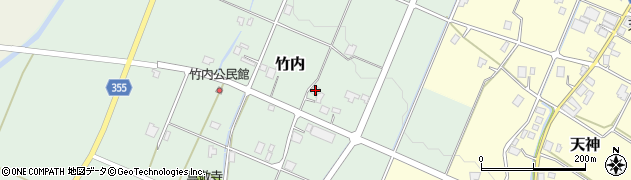 富山県南砺市竹内645周辺の地図