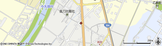 富山県南砺市高宮928周辺の地図