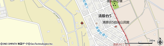 清原若竹西公園周辺の地図