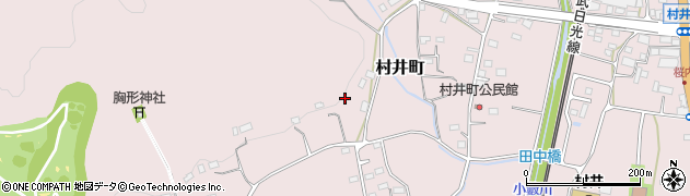 栃木県鹿沼市村井町周辺の地図