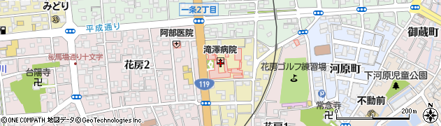 滝澤病院周辺の地図