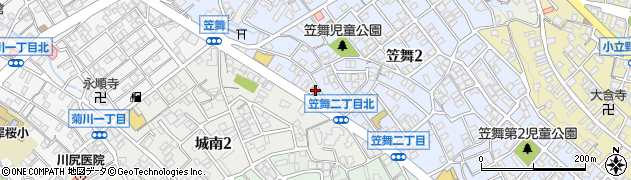 金沢笠舞郵便局 ＡＴＭ周辺の地図