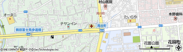 ダイソー＆アオヤマ宇都宮滝谷店周辺の地図