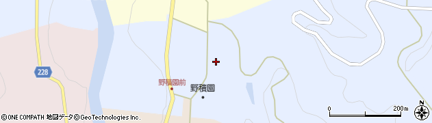 富山県富山市八尾町上ケ島周辺の地図