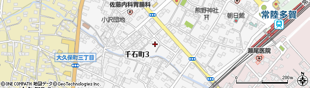 茨城県日立市千石町周辺の地図