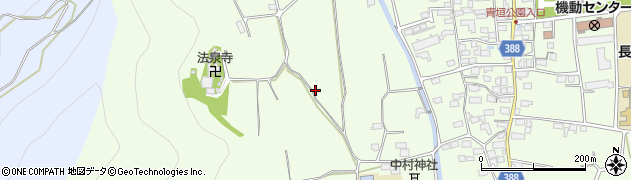 長野県長野市松代町西条周辺の地図