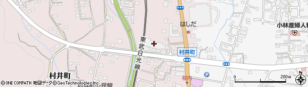 栃木県鹿沼市村井町208周辺の地図
