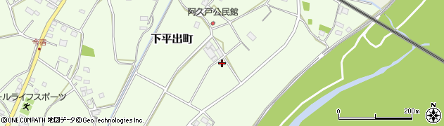 栃木県宇都宮市下平出町1124周辺の地図