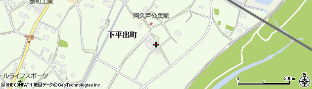 栃木県宇都宮市下平出町1122周辺の地図