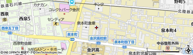 泉観光タクシー周辺の地図