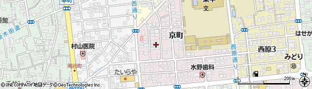 栃木県宇都宮市京町6周辺の地図