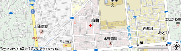 栃木県宇都宮市京町7周辺の地図