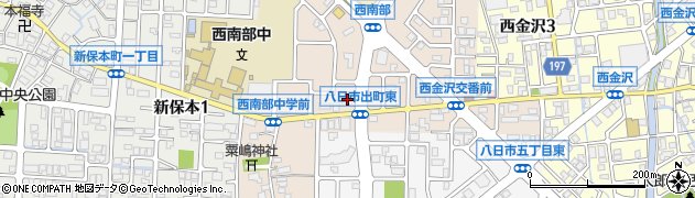 石川県金沢市八日市出町703周辺の地図