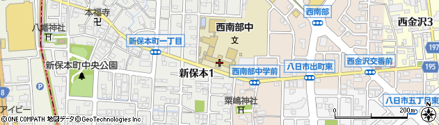 金沢市立西南部中学校周辺の地図