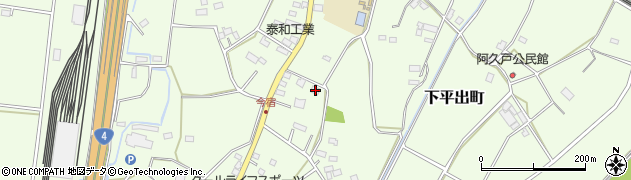 栃木県宇都宮市下平出町252周辺の地図