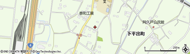 栃木県宇都宮市下平出町464周辺の地図