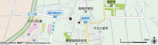 祖母井タクシー周辺の地図