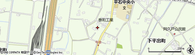 栃木県宇都宮市下平出町458周辺の地図
