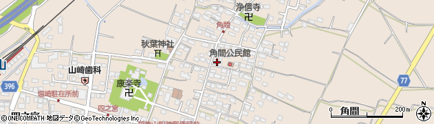 長野県長野市篠ノ井塩崎角間周辺の地図