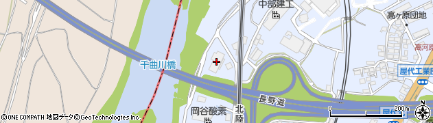 武産業株式会社　千曲工場周辺の地図