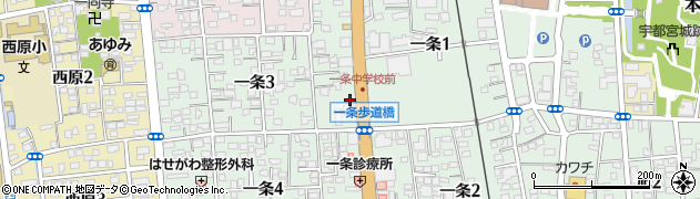 あいおいニッセイ同和損害保険株式会社　栃木支店宇都宮第一支社周辺の地図