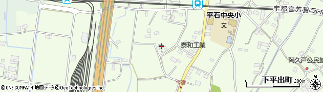 栃木県宇都宮市下平出町429周辺の地図