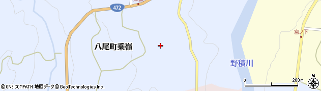 富山県富山市八尾町乗嶺753周辺の地図