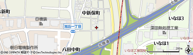 石川県白山市中新保町99周辺の地図