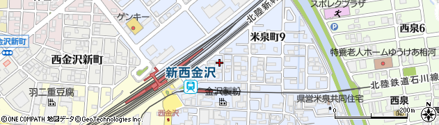 有限会社金沢キッズ周辺の地図
