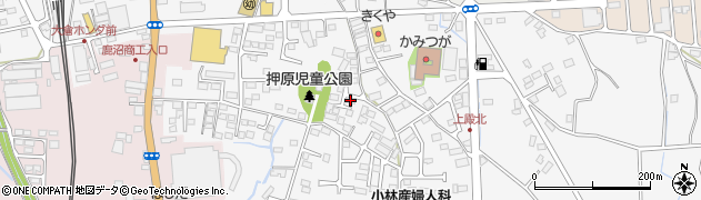 栃木県鹿沼市上殿町865周辺の地図