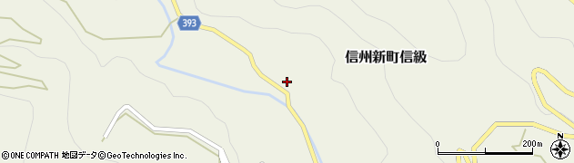 長野県長野市信州新町信級1654周辺の地図