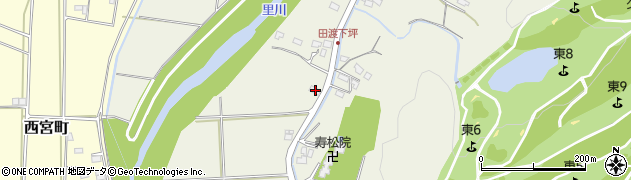 茨城県常陸太田市田渡町79周辺の地図