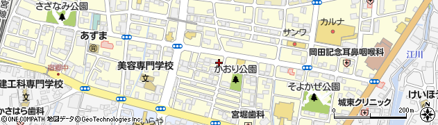 栃木県宇都宮市宿郷周辺の地図