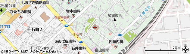 多賀郵便局集荷周辺の地図