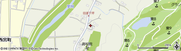 茨城県常陸太田市田渡町346周辺の地図