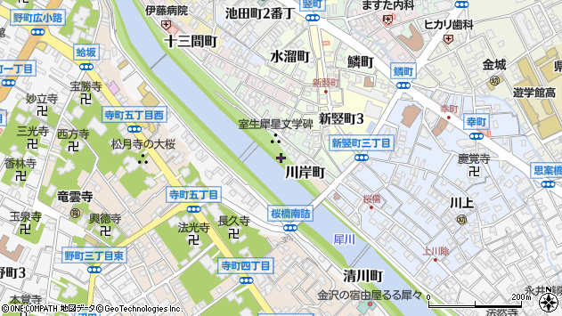 〒920-0975 石川県金沢市中川除町の地図